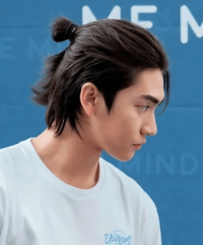 Bangs with Ponytail — Korean men's hairstyle