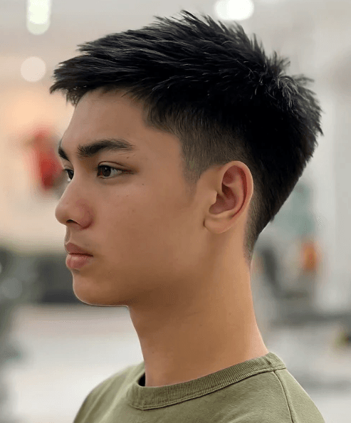 Drop Fade — Korean men's hairstyle