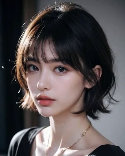 Textured Short Korean Hair — Korean women's hairstyle